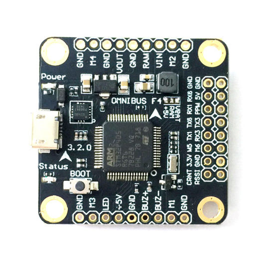 Picture of Omnibus F4 BetaFlight 3.2.0 OSD STM32F405RGT6 Flight Controller for RC Drone FPV Racing 30.5X30.5MM