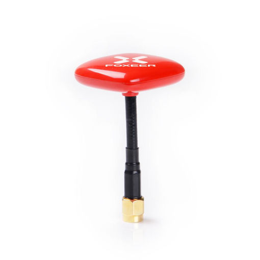 Immagine di 160mm Foxeer 5.8GHz 8DBi Echo Patch RHCP FPV Antenna Feeder FPV Goggles Red/Black-Cable Version