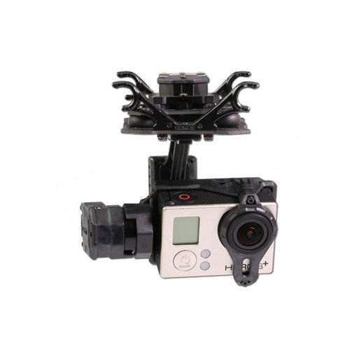 Immagine di Tarot T4-3D Dual Shock Absorber 3 Axis Gimbal PTZ for Gopro Hero4 3+ 3 FPV RC Drone TL3D02