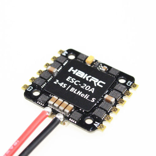 Picture of HAKRC 20x20mm 20A BLheli_S BB2 2-4S 4 in 1 Brushless ESC Support DShot600 for RC Drone FPV Racing