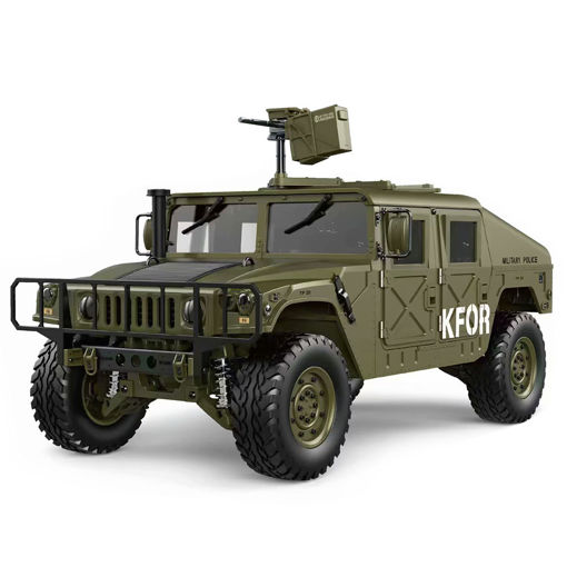 Picture of HG P408 1/10 2.4G 4WD 16CH 30km/h Rc Model Car U.S.4X4 Military Vehicle Truck without Battery Charger