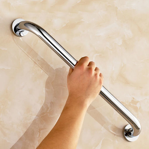 Picture of Stainless Steel Bathroom Wall Grab Bar Safety Grip Handle Towel Rail Shelf