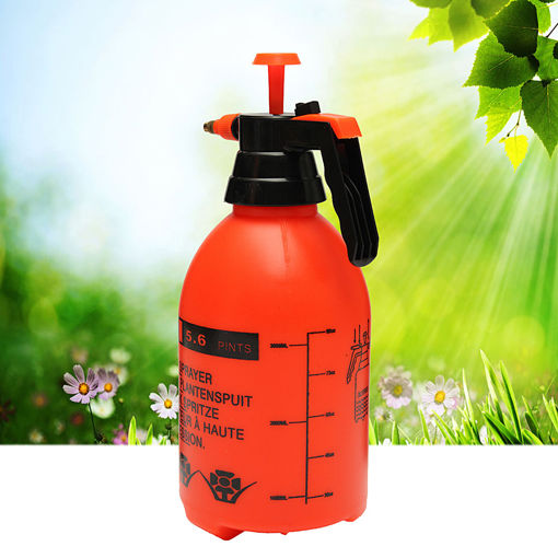 Immagine di 3L High Pressure Water Sprayer Chemical Spray Garden Pump Weeds Killer Tool