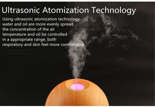 Immagine di 130ml USB Aromatherapy Essential Oil Diffuser Ultrasonic Cold Mist Humidifier