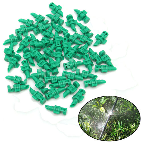 Immagine di 50Pcs Micro Garden Lawn Water Spray Misting Nozzle Sprinkler Irrigation System