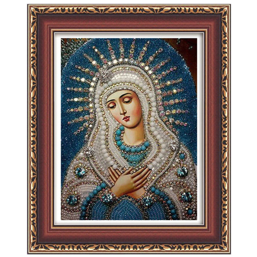 Immagine di Honana WX-677 5D Round Diamond Painting DIY Cross Stitch Home Decor Diamond Embroidery Religious Gift