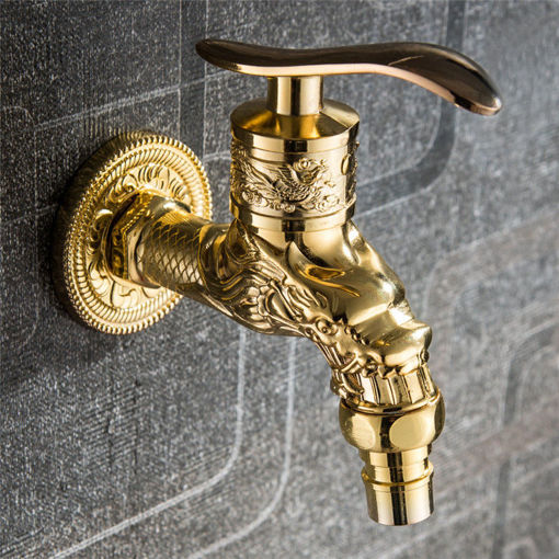 Immagine di Mrosaa Zinc Alloy Antique Bronze Finish Faucet Water Tap Basin Taps