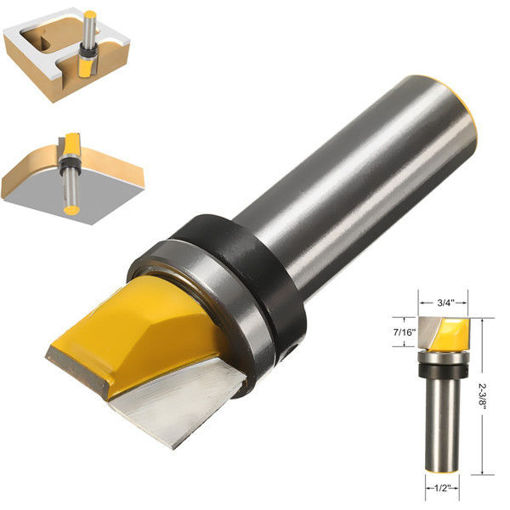 Picture of 1/2 Inch Shank Mortise Template Flush Trim Router Bit