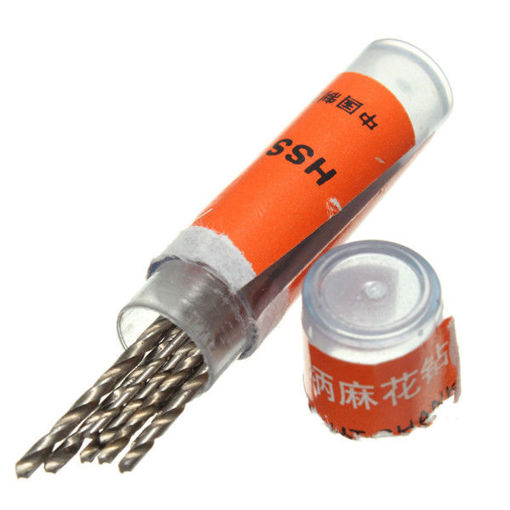 Immagine di 10pcs Mini 0.8-1.5mm Twist Drill Bit For PCB Board Wood Plastic