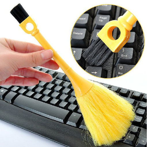 Picture of Multi-Function Mini Keyboard Vehicle Anti-Static Dust Brush Desktop Sweeper Cleaning Home