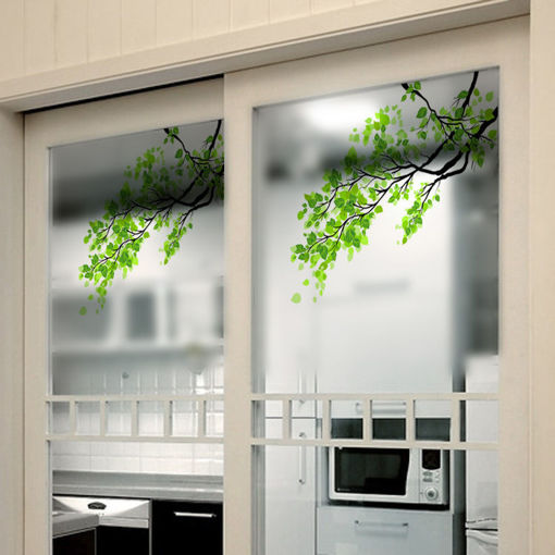 Picture of 60x58cm Frosted Opaque Glass Window Film Tree Privacy Glass Stickers Home Decor