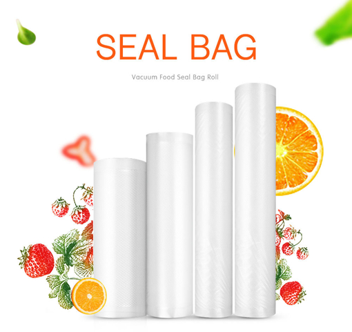 Immagine di KCASA KC-VB06 15x500cm Vaccum Seal Ring Bag Roll Food Sealer machine Bag Kitchen Storage Fresh-keeping